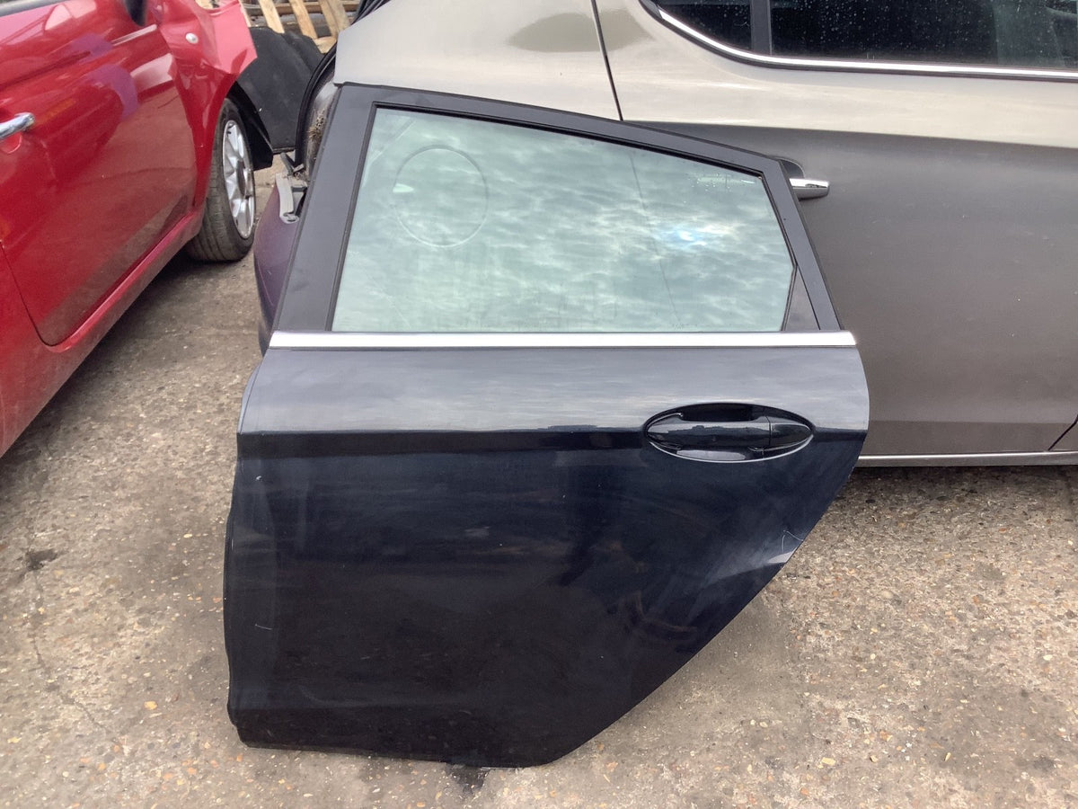 FORD FIESTA MK7 PASSENGER'S SIDE N/S REAR  DOOR IN PANTHER BLACK 2008 20172