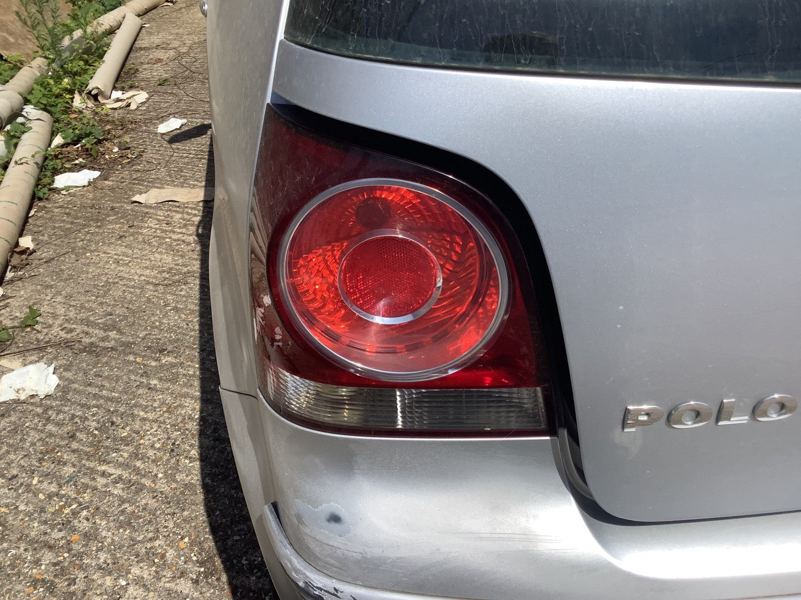 VOLKSWAGEN POLO 9N3 PASSENGER'S SIDE N/S REAR LIGHT REAR LIGHT CLUSTER 2005 20090