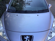 PEUGEOT 207 BONNET SILVER METALLIC PAINT CODE EZR 2006-20121