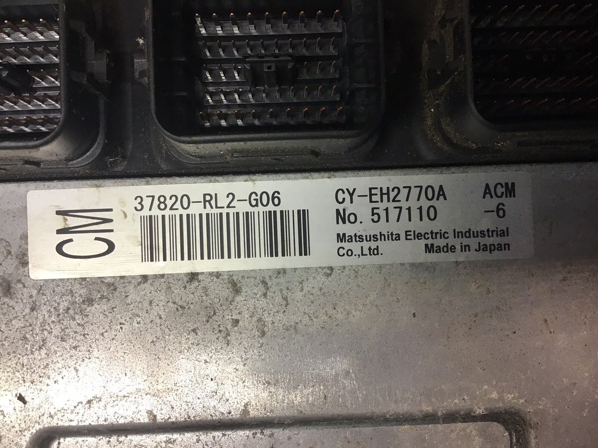 HONDA ACCORD MK8 2.0 PETROL ENGINE CONTROL UNIT ECU 37820 RL2 G06 2009 20153