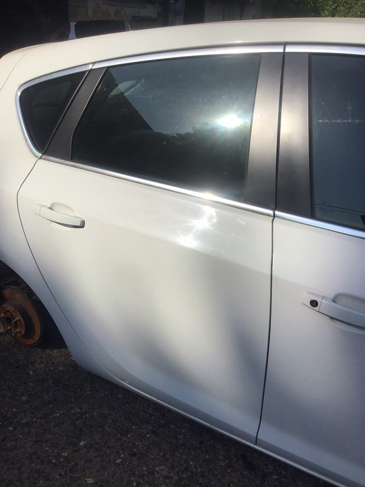 VAUXHALL ASTRA J DRIVER'S SIDE O/S REAR DOOR SUMMIT WHITE Z40R 2010 20147