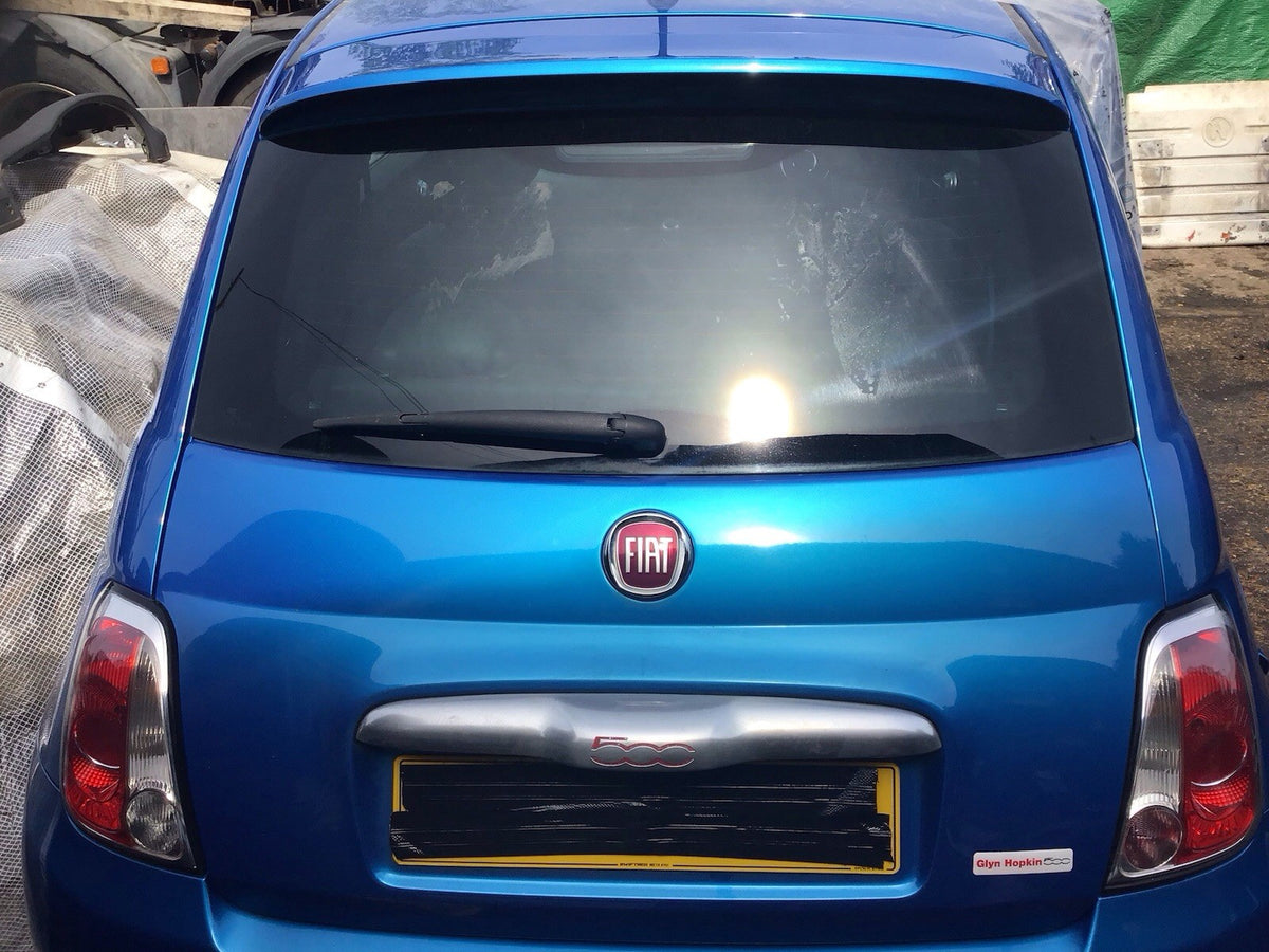 FIAT 500 TAILGATE IN BLUE ITALIA / ELECTRONICA METALLIC 425C 2009 20162