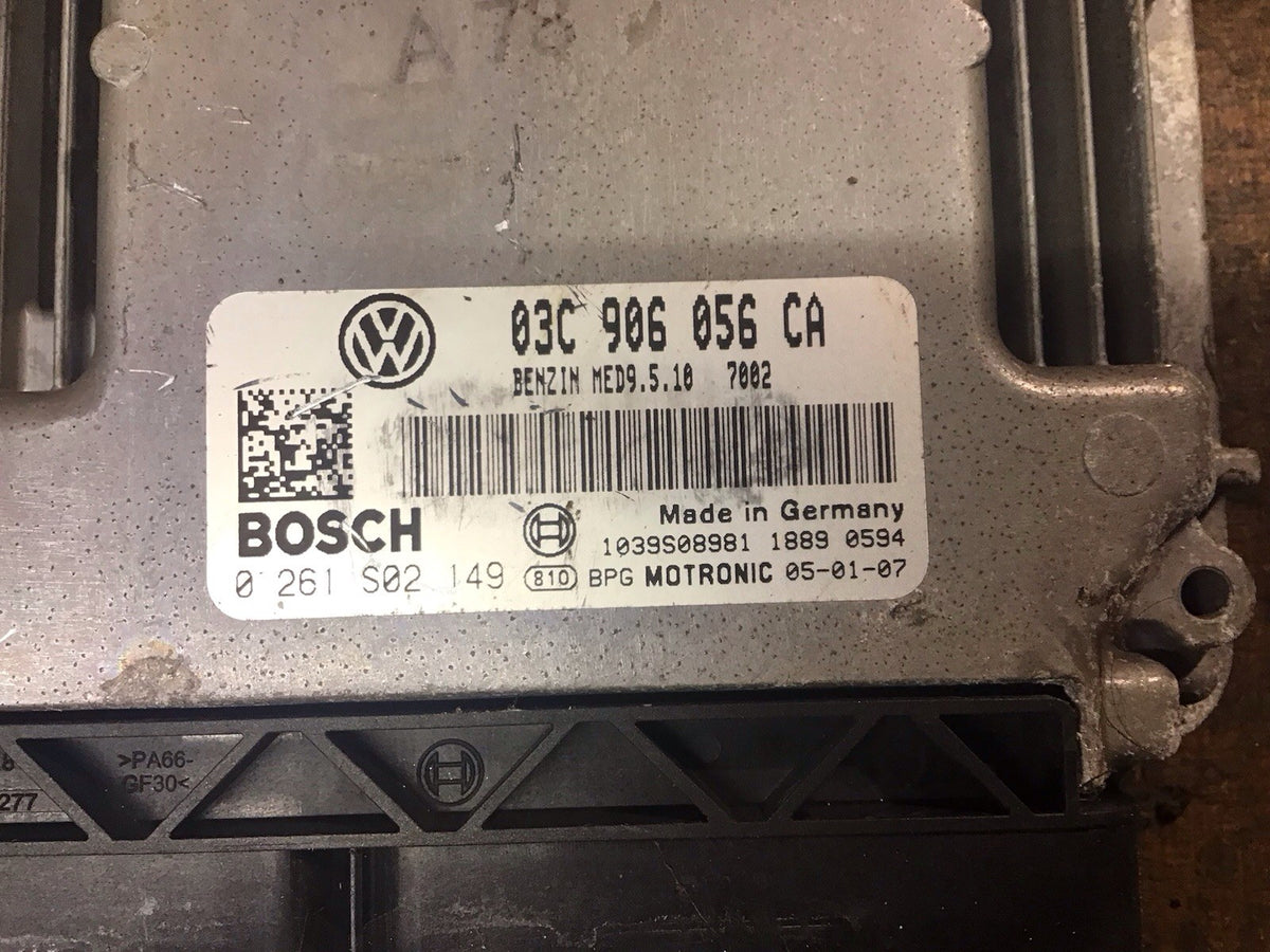VOLKSWAGEN GOLF MK5 1.6 PETROL ENGINE CONTROL UNIT ECU 03C906056CA BLF 2004 20083