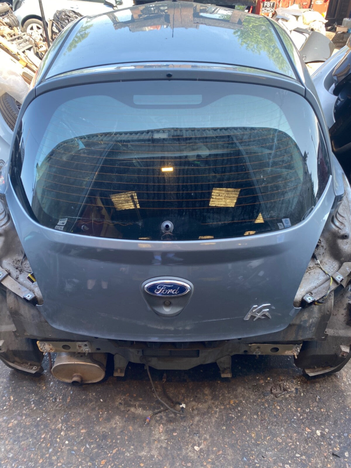 FORD KA 2 TAILGATE IN STROBE METALLIC  BARE  2009   20161