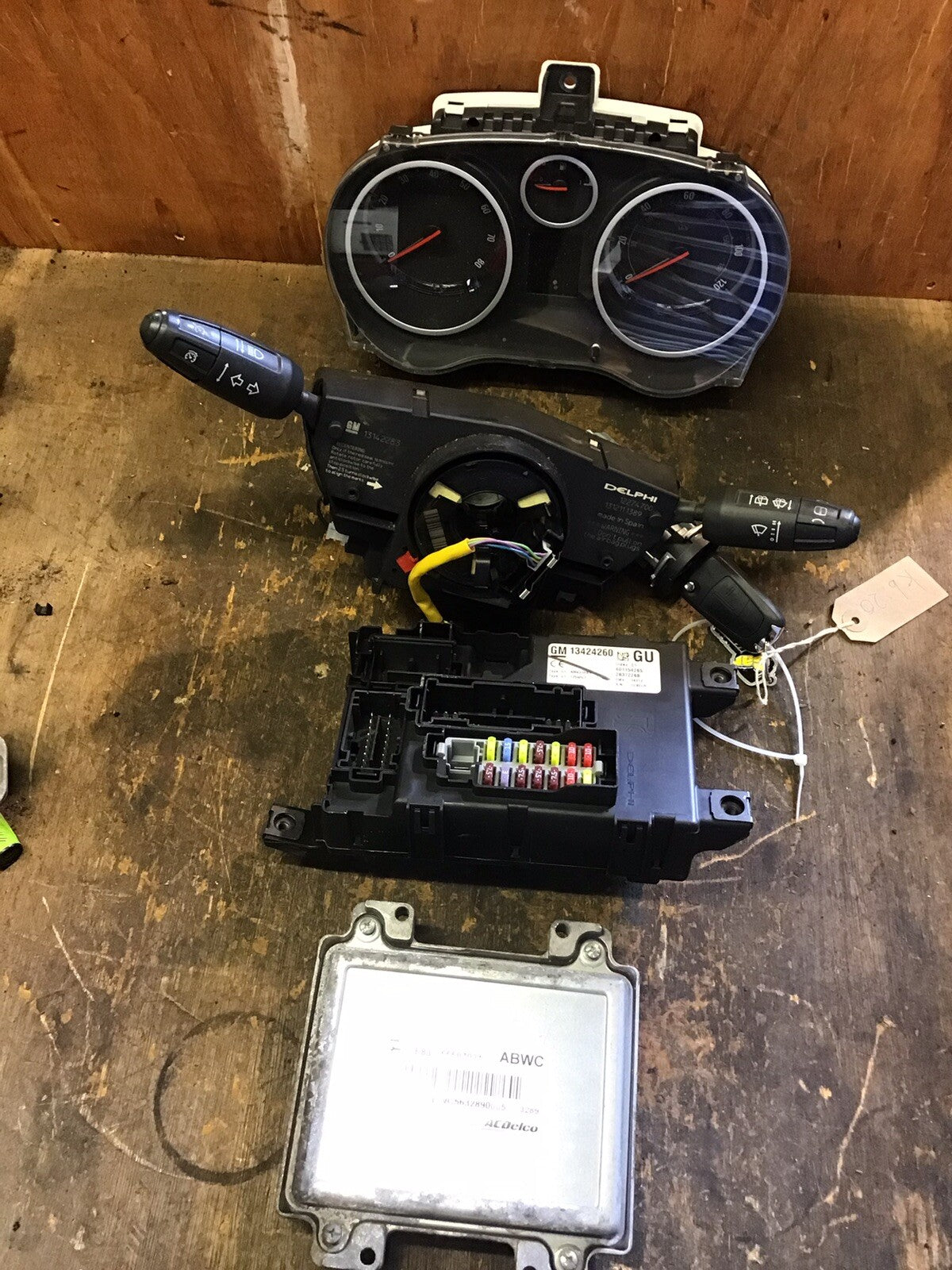 VAUXHALL CORSA D 1.2 PETROL ECU KIT 55597931 ABWC A12XER 2010 20146