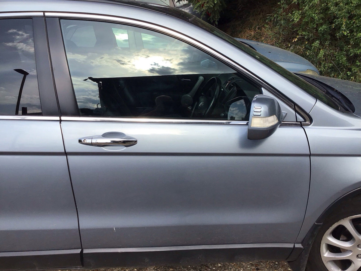 HONDA CRV DRIVER'S SIDE FRONT O/S DOOR BLUEISH SILVER METALLIC B538M 2007 20121