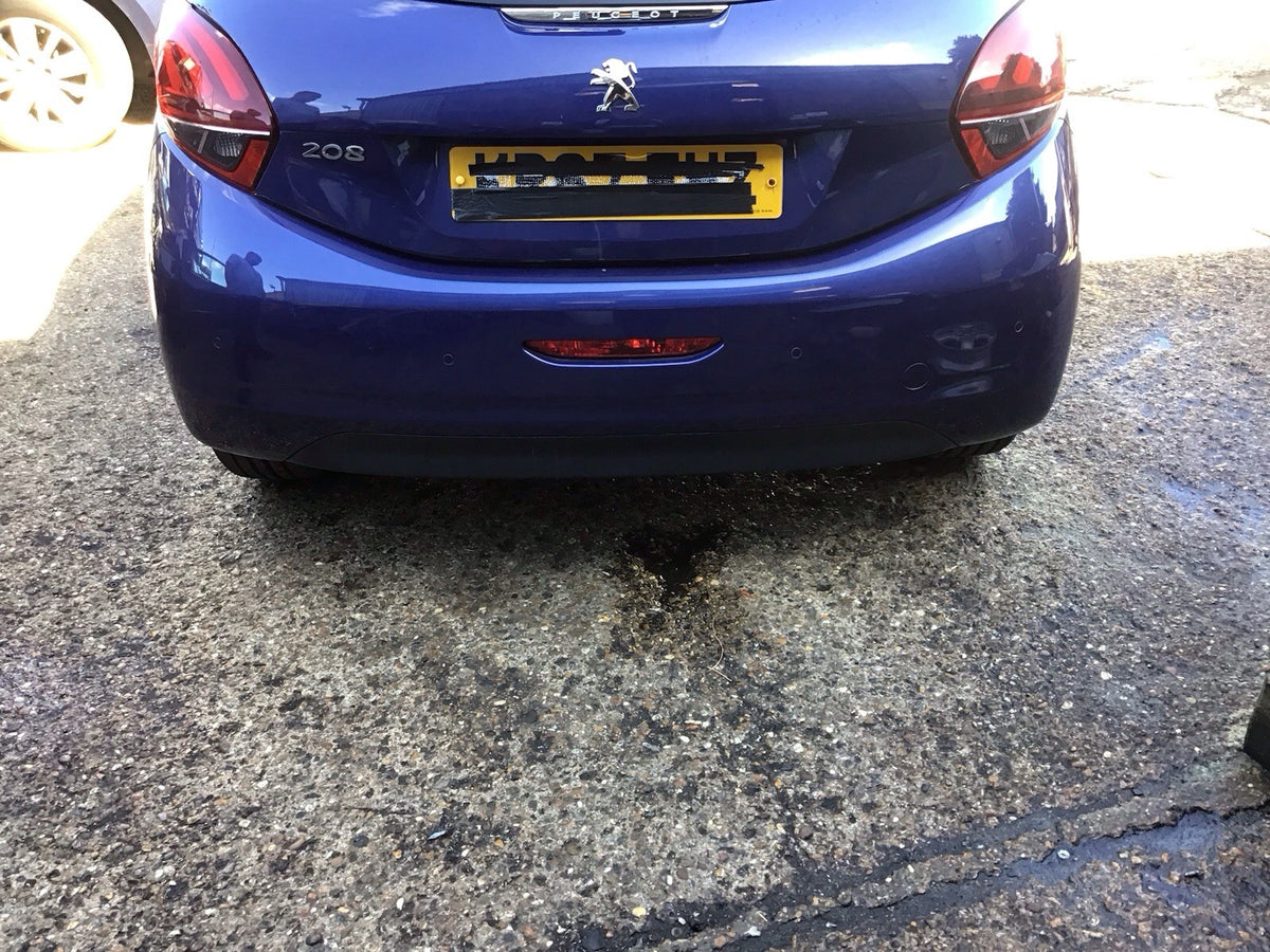 PEUGEOT 208 REAR BUMPER IN VIRTUAL BLUE KUC 2013 20181