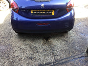 PEUGEOT 208 REAR BUMPER IN VIRTUAL BLUE KUC 2013 20181