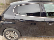 PEUGEOT 208 DRIVERS SIDE REAR DOOR  NOIR PEARL BLACK KTV 5 DOOR MODEL 2012 20182