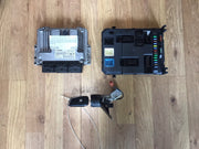 PEUGEOT 207 1.6 HDI ECU KIT 9677013180 0281017333 DIESEL 2009 20121