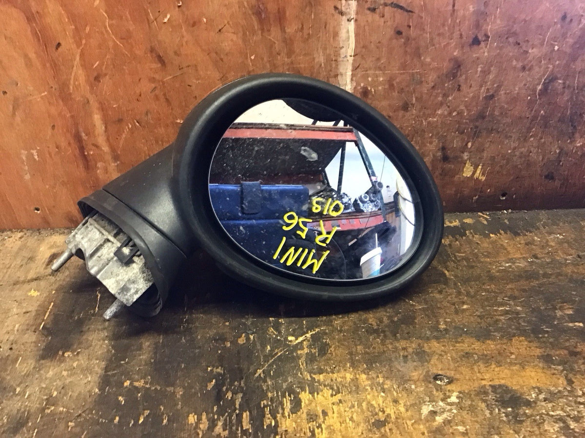 BMW MINI R56  DRIVER'S SIDE O/S DOOR MIRROR BLACK 2006 20123