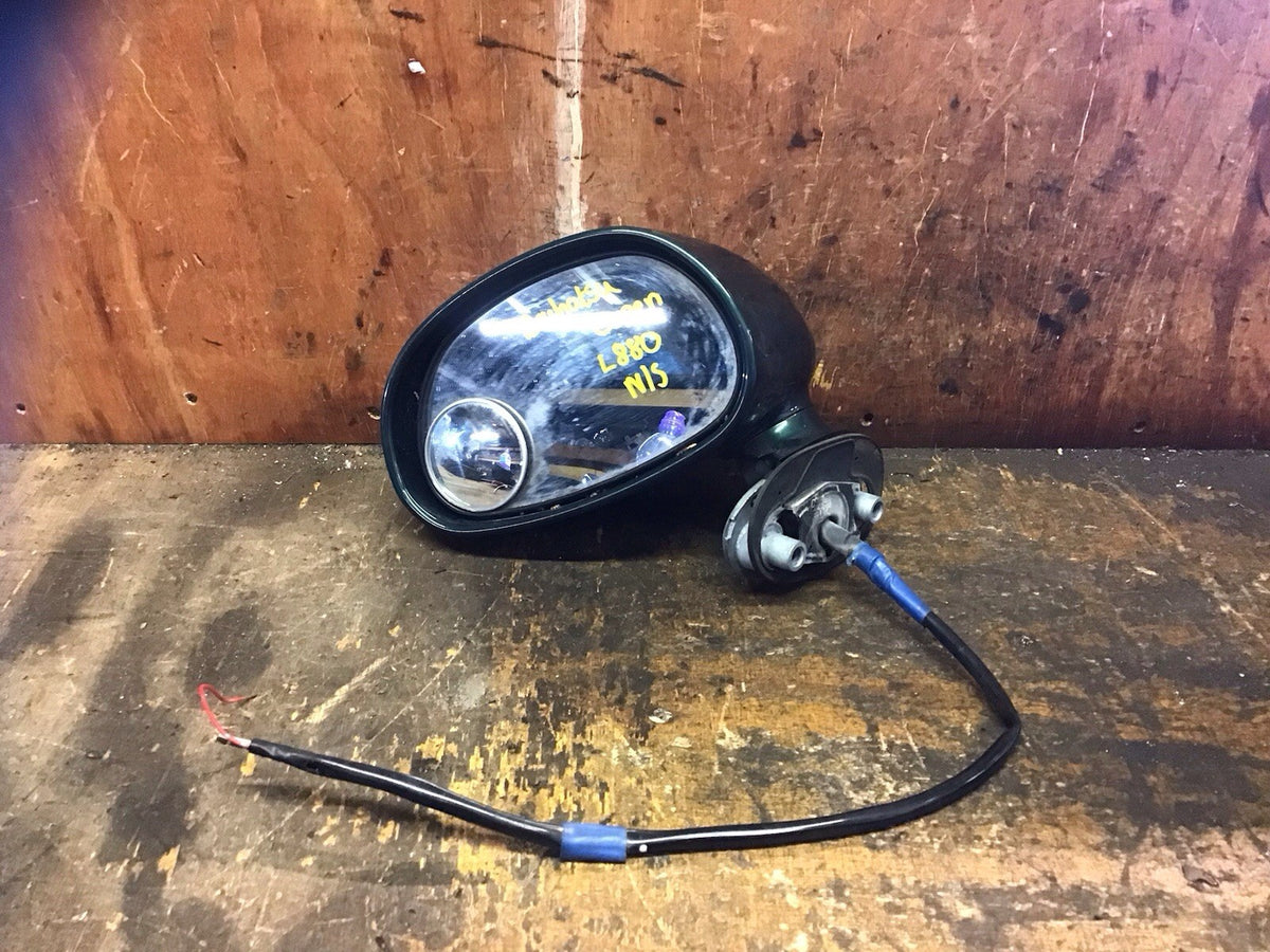 DAIHATSU COPEN PASSENGER SIDE N/S DOOR MIRROR IN GREEN METALLIC L880 2003 20071