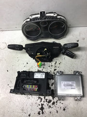 VAUXHALL CORSA D 1.2 PRTROL ECU KIT 55597937 ABWK A12XER 2006 2014 0