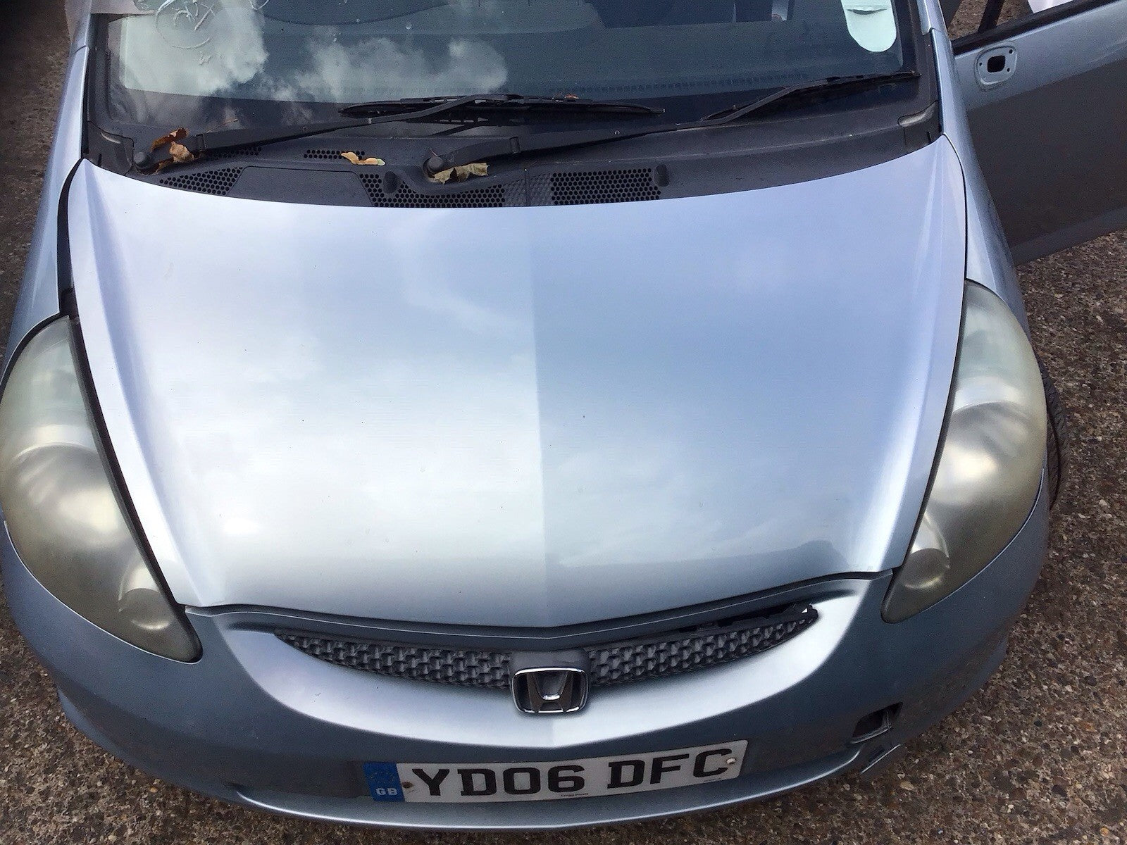 HONDA JAZZ MK2 BONNET SIRIUS BLUE B528M 2005 20080