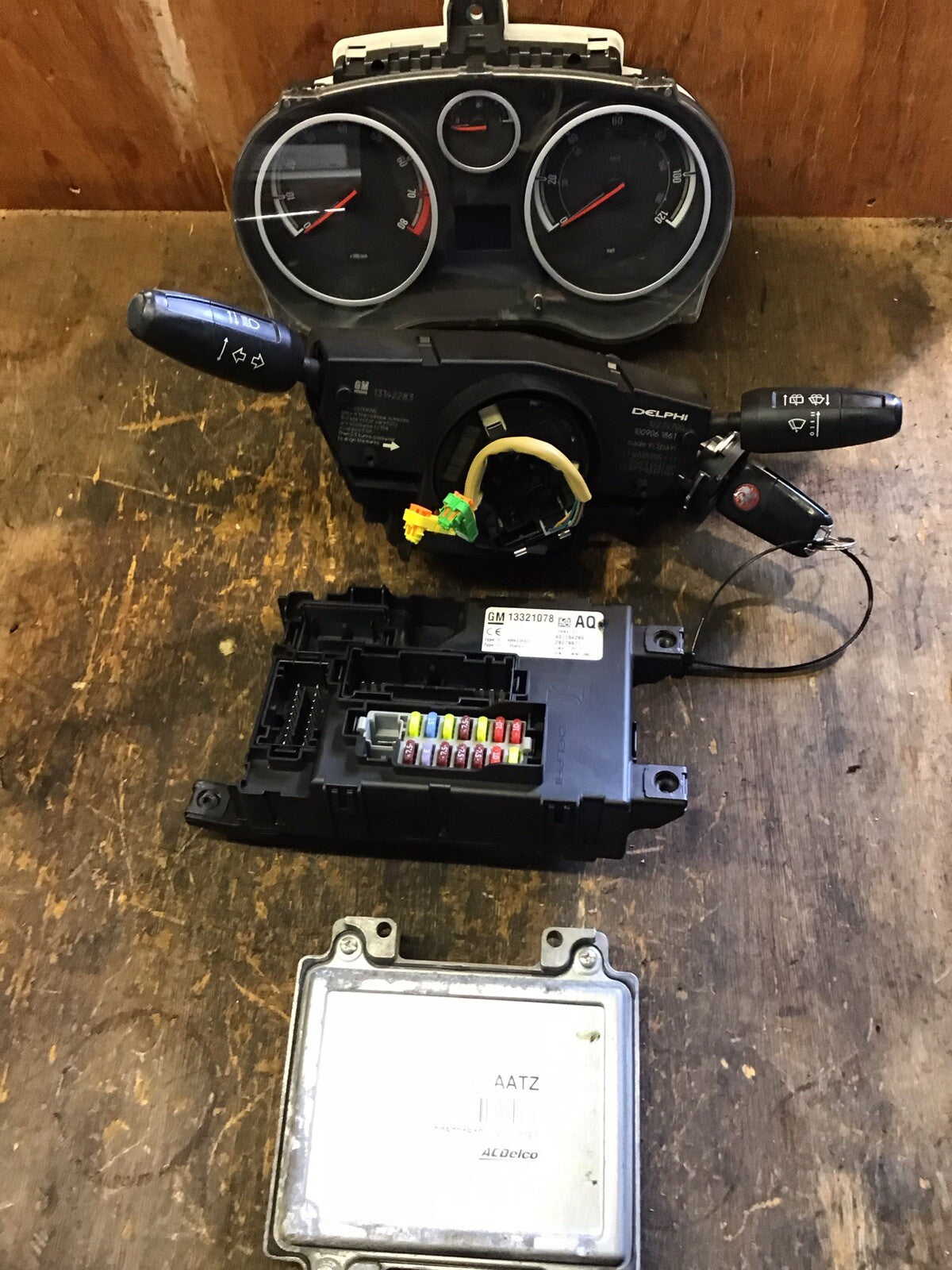 VAUXHALL CORSA D 1.2 PETROL ECU KIT 55577836 AATZ A12XER 2010 20143