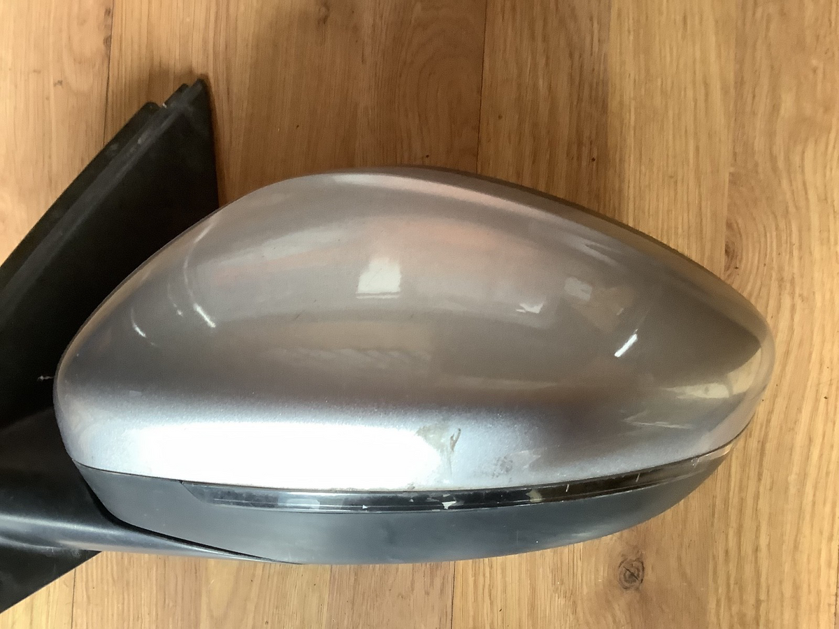 PEUGEOT 308 MK2 PASSENGER'S SIDE N/S DOOR MIRROR ARTENSE GREY KCA 2013 20196