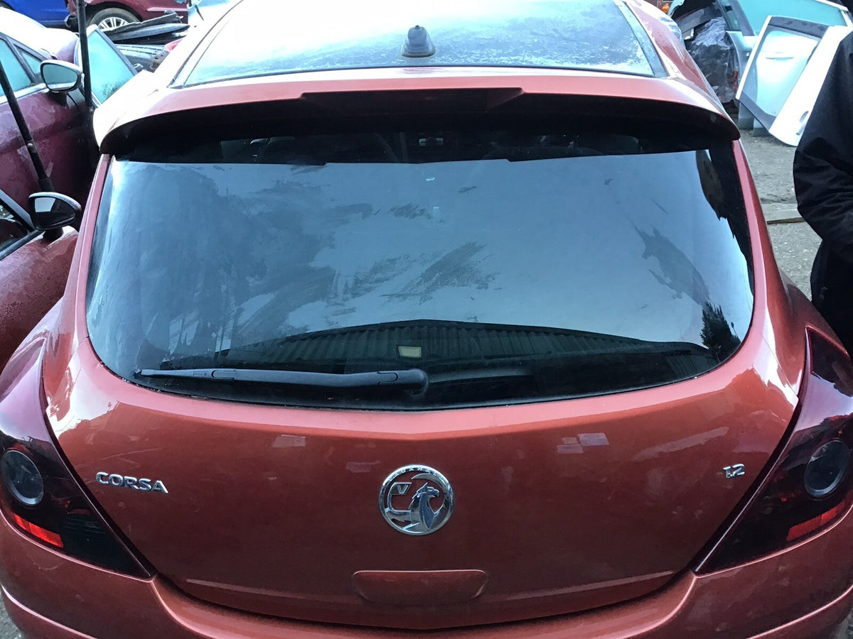 VAUXHALL CORSA D TAILGATE CHILLI ORANGE METALLIC Z50K 3 DOOR MODEL 2006 20144