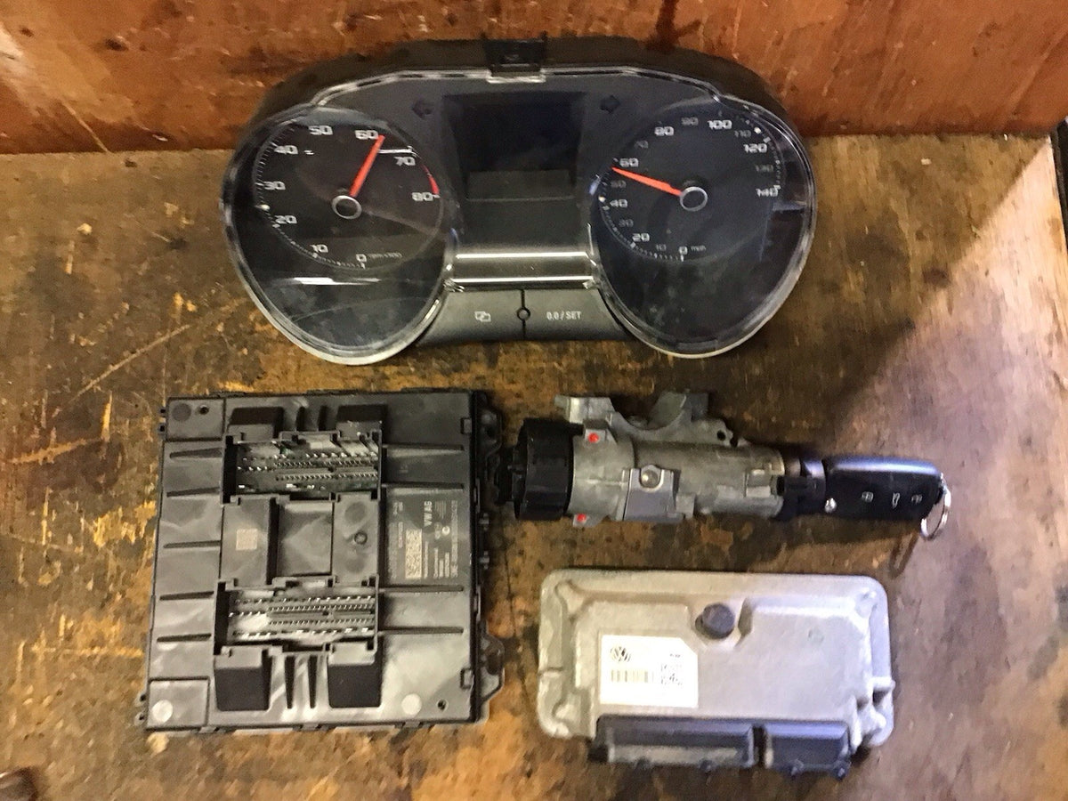 SEAT IBIZA 6J 1.4 PETROL ECU KIT 03C906014FB CGGB 2012 20174