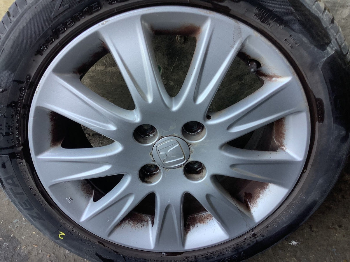 HONDA  JAZZ MK2 ALLOY WHEEL 15'' TYRE 185X55X15 SAA 560F 2002 20094