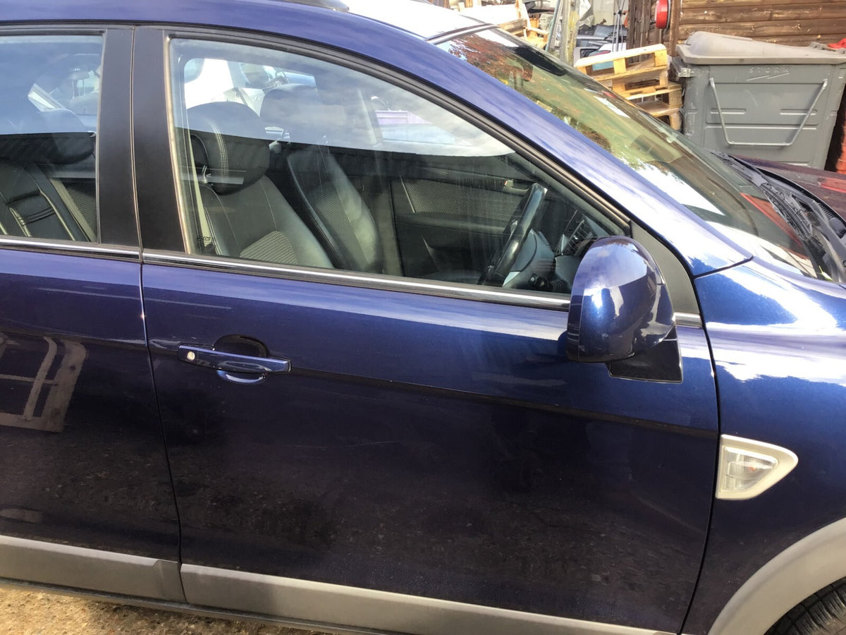 CHEVROLET CAPTIVA MK1 DRIVER'S SIDE O/S/F FRONT DOOR POSEIDON BLUE GKH 2007 20120
