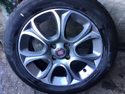 FIAT PUNTO ALLOY WHEEL 16" 51940828 WITH TYRE 195X55X16 2007 20153