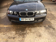 E46 BMW 318 TI  FRONT BUMPER IN BLACK PAINT CODE SCHWARZ 2 ( 668 )0