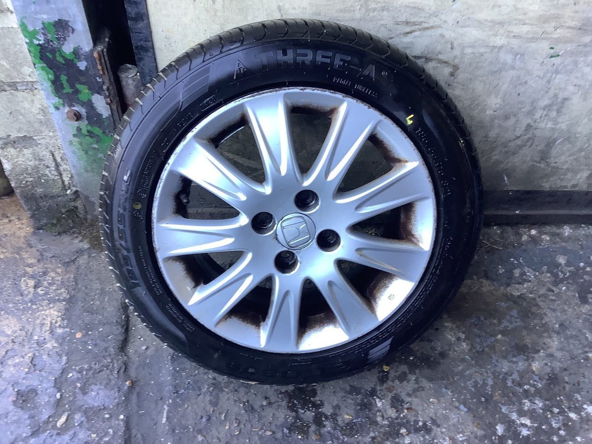 HONDA  JAZZ MK2 ALLOY WHEEL 15'' TYRE 185X55X15 SAA 560F 2002 20091