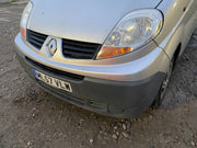RENAULT TRAFIC FRONT BUMPER SILVER 2006 20096