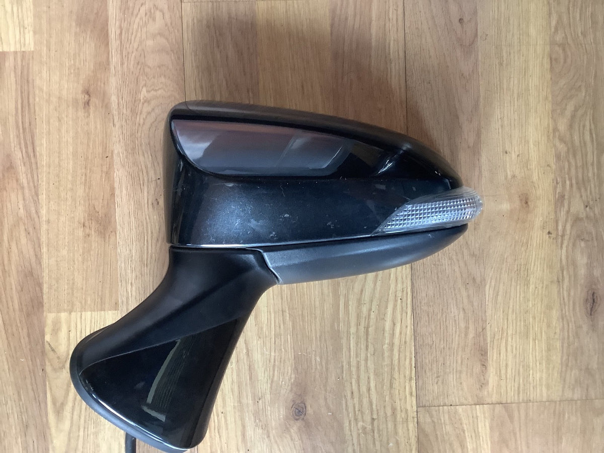 TOYOTA VERSO MK2 PASSENGER'S SIDE N/S DOOR MIRROR ECLIPSE BLACK 209 2013 20183