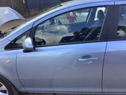 VAUXHALL CORSA D PASSENGER SIDE N/S FRONT DOOR CRINAN BLUE Z22R 5 DOOR 2006 20143