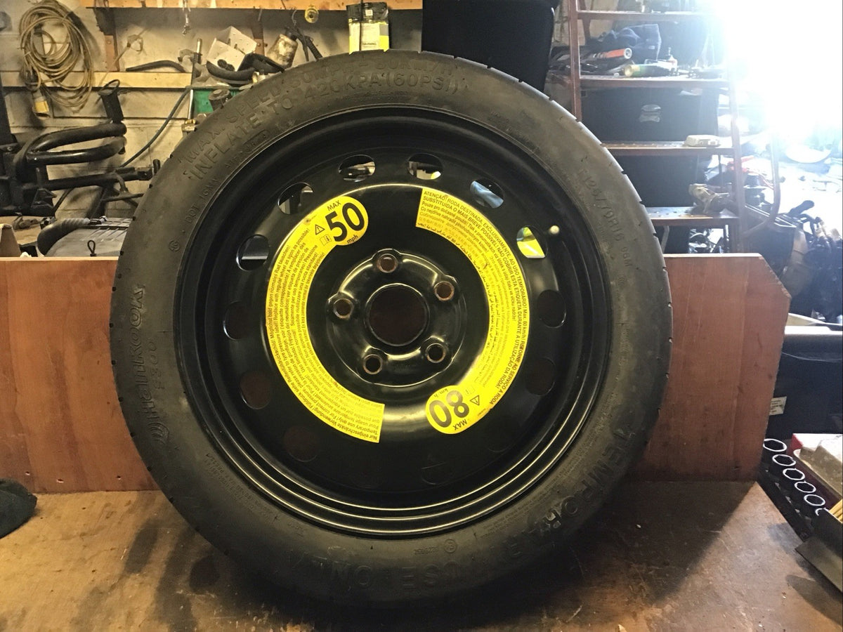 VOLKSWAGEN GOLF MK7 SPARE WHEEL 16'' STEEL RIM TYRE 125X70X16 2160927 2009 20200
