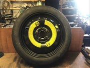 VOLKSWAGEN GOLF MK7 SPARE WHEEL 16'' STEEL RIM TYRE 125X70X16 2160927 2009 20200
