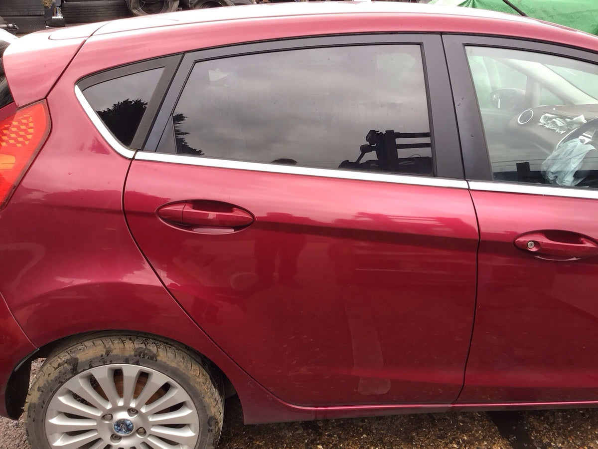 FORD FIESTA MK7 DRIVER'S SIDE O/S REAR DOOR IN HOT MAGENTA  2009 20172