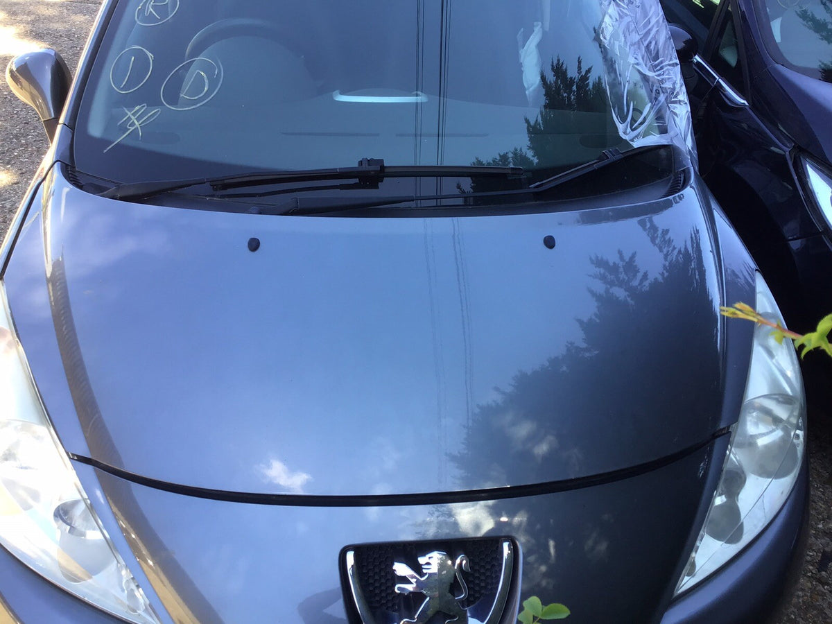 PEUGEOT 207 BONNET THORIUM GREY METALLIC PAINT CODE KTH 2006 20123