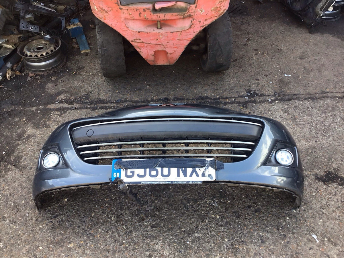 PEUGEOT 207 FRONT BUMPER GREY GALLIUM  PAINT CODE KTB  2010 20120