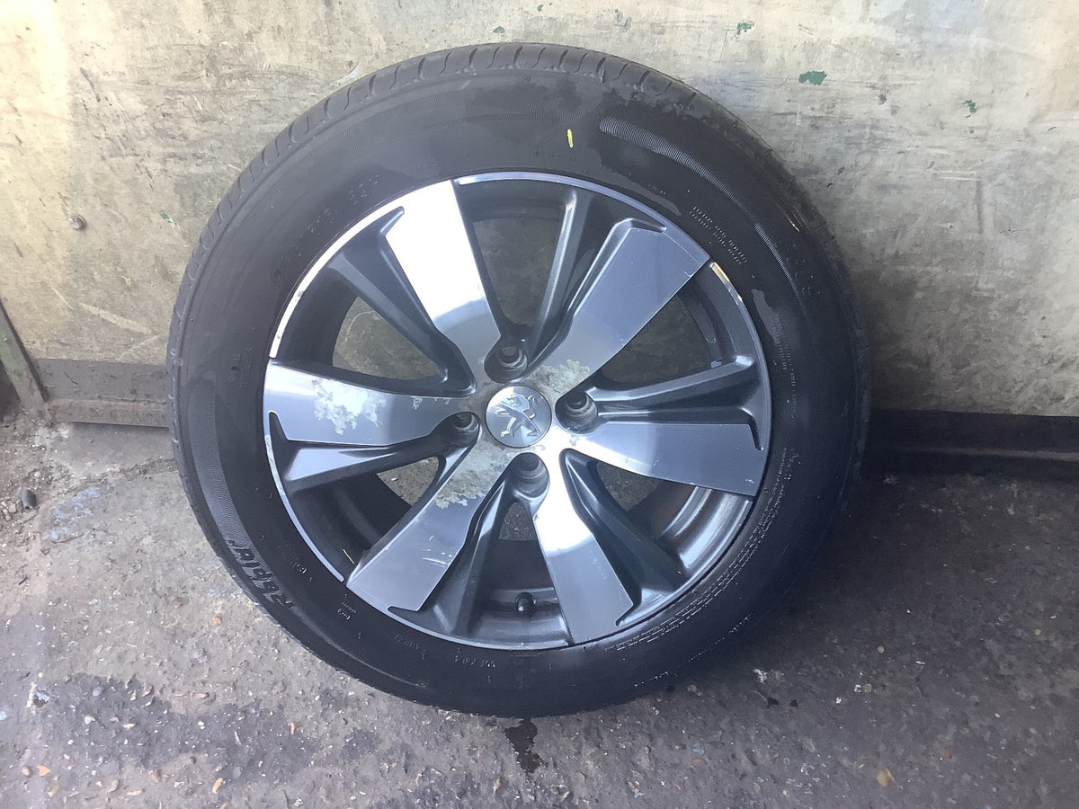 PEUGEOT 2008 MK1  ALLOY WHEEL 16" 9813557977 WITH TYRE 195X60X16 2013 20190