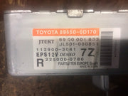 TOYOTA YARIS MK2 POWER STEERING ECU MODULE 89650 0D170 2006 20111