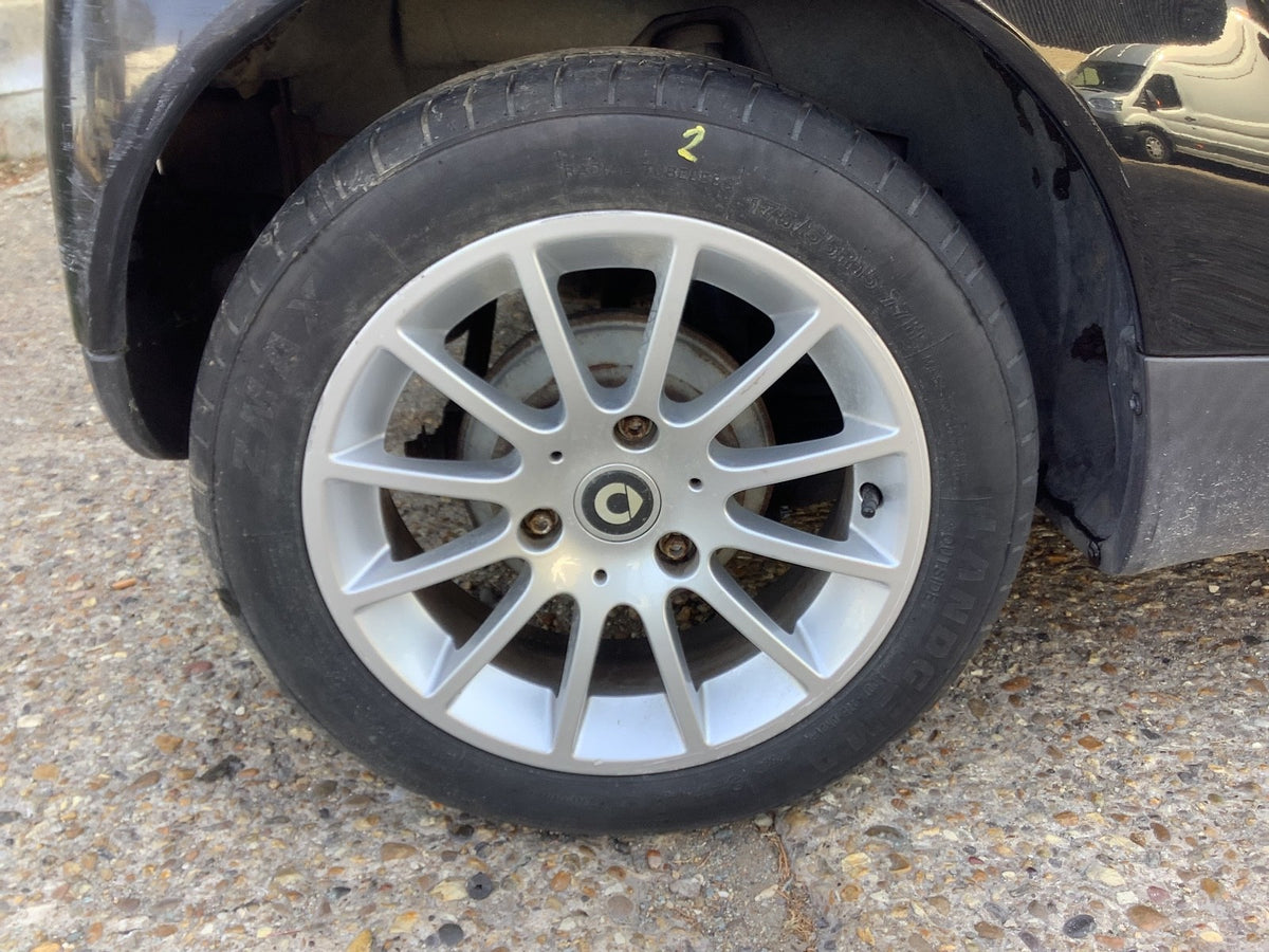 SMART FORTWO REAR WHEEL ALLOY 15'' TYRE 175X55X15 2007 20140