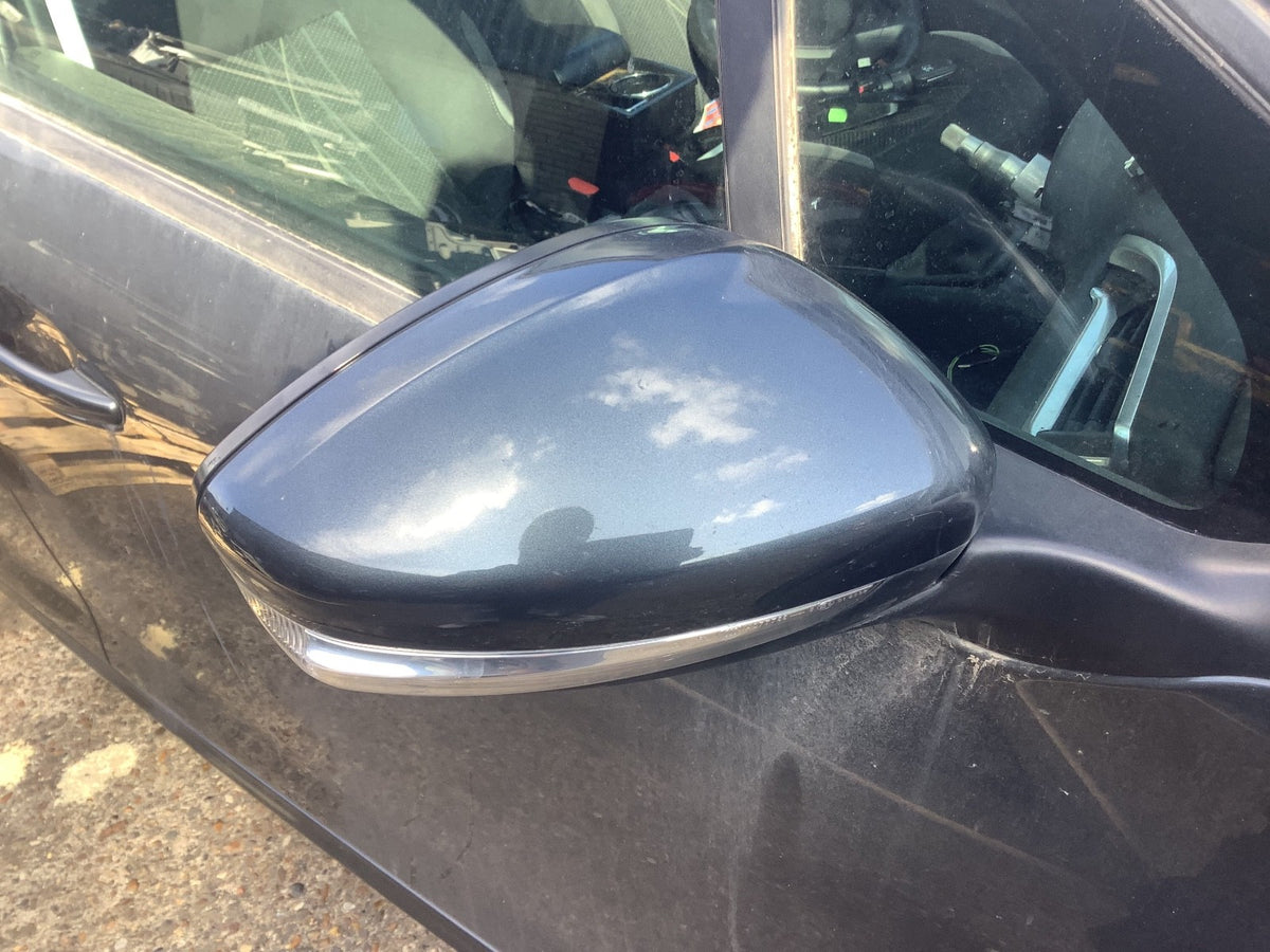PEUGEOT 208 DRIVER'S SIDE O/S DOOR MIRROR IN GRIS SHARK KTP 2012 20180