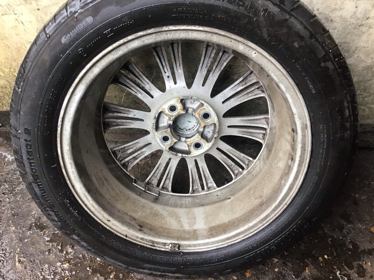 VAUXHALL CORSA ALLOY WHEEL 16'' 13298019 AND TYRE 195X55X16 2006 201413