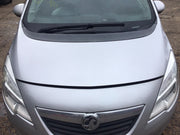 VAUXHALL MERIVA B BONNET IN SILVER PAINT CODE Z157 2AU  2010-20172
