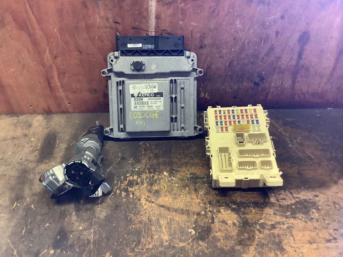 HYUNDAI I20 MK1 1.4 PETROL ECU KIT 39125 2B062 2008 20122