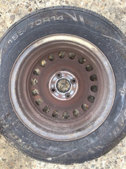 VAUXHALL CORSA D SPARE WHEEL 14'' STEEL RIM TYRE 185X70X14 2006 201410