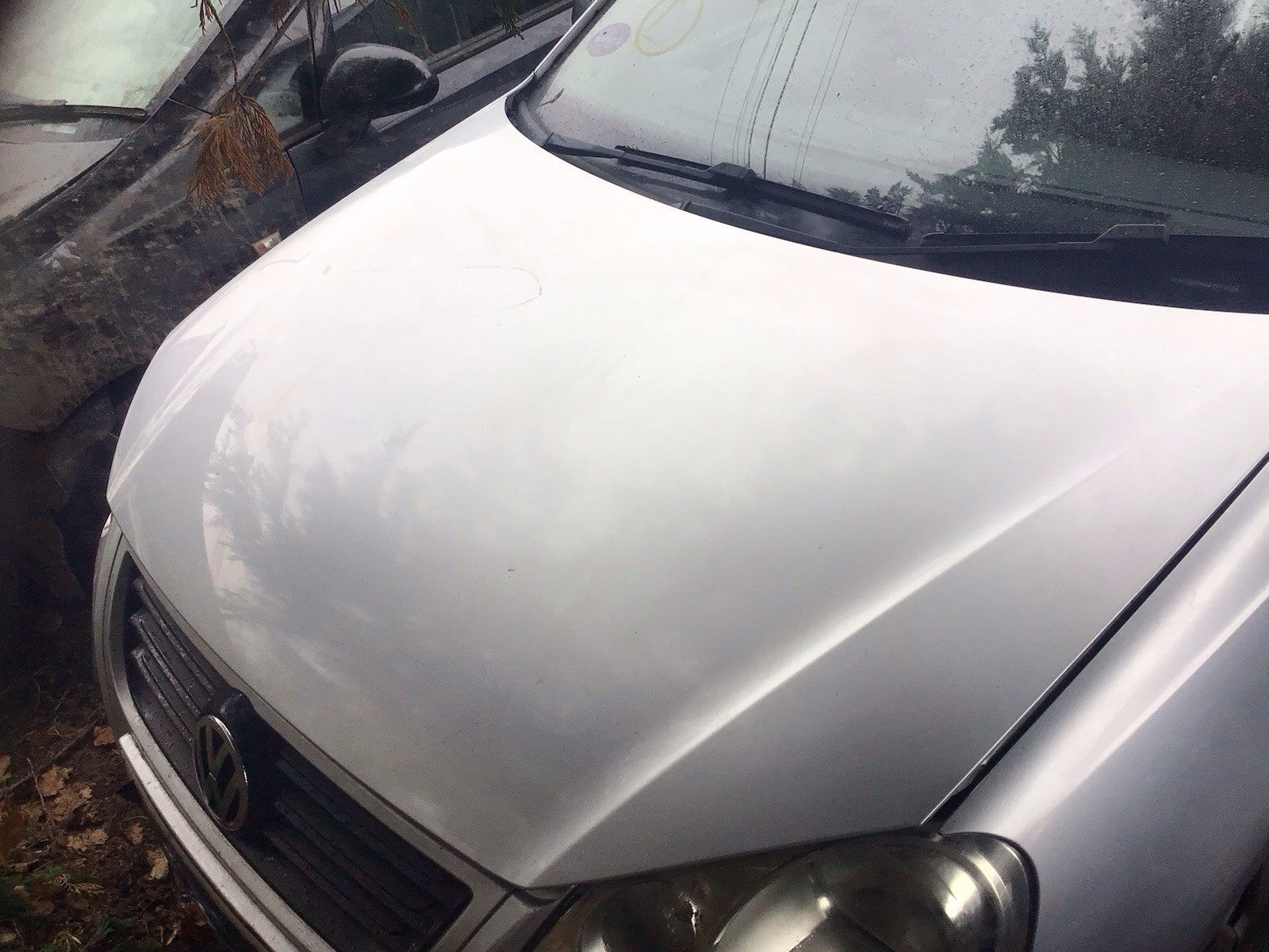 VOLKSWAGEN POLO 9N3 BONNET REFLEX SILVER PAINT CODE LA7W 2005-20081