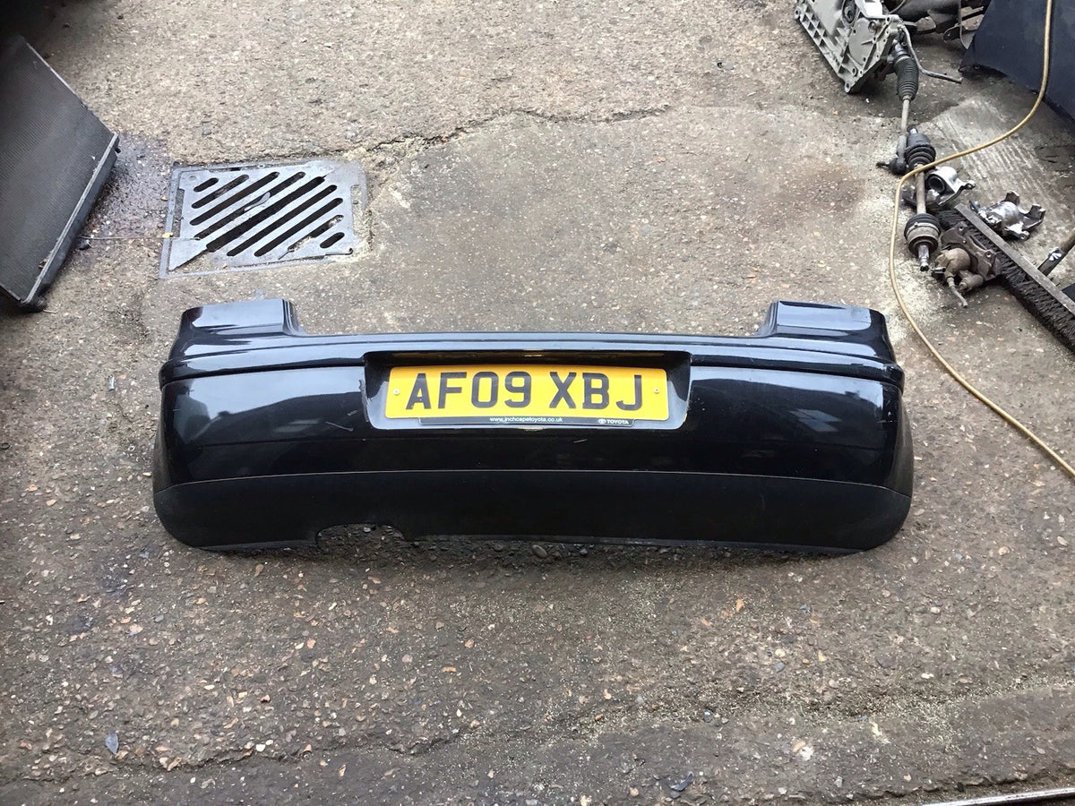 VOLKSWAGEN POLO 9N3 REAR BUMPER BLACK PEARL LC9X 2005 20081