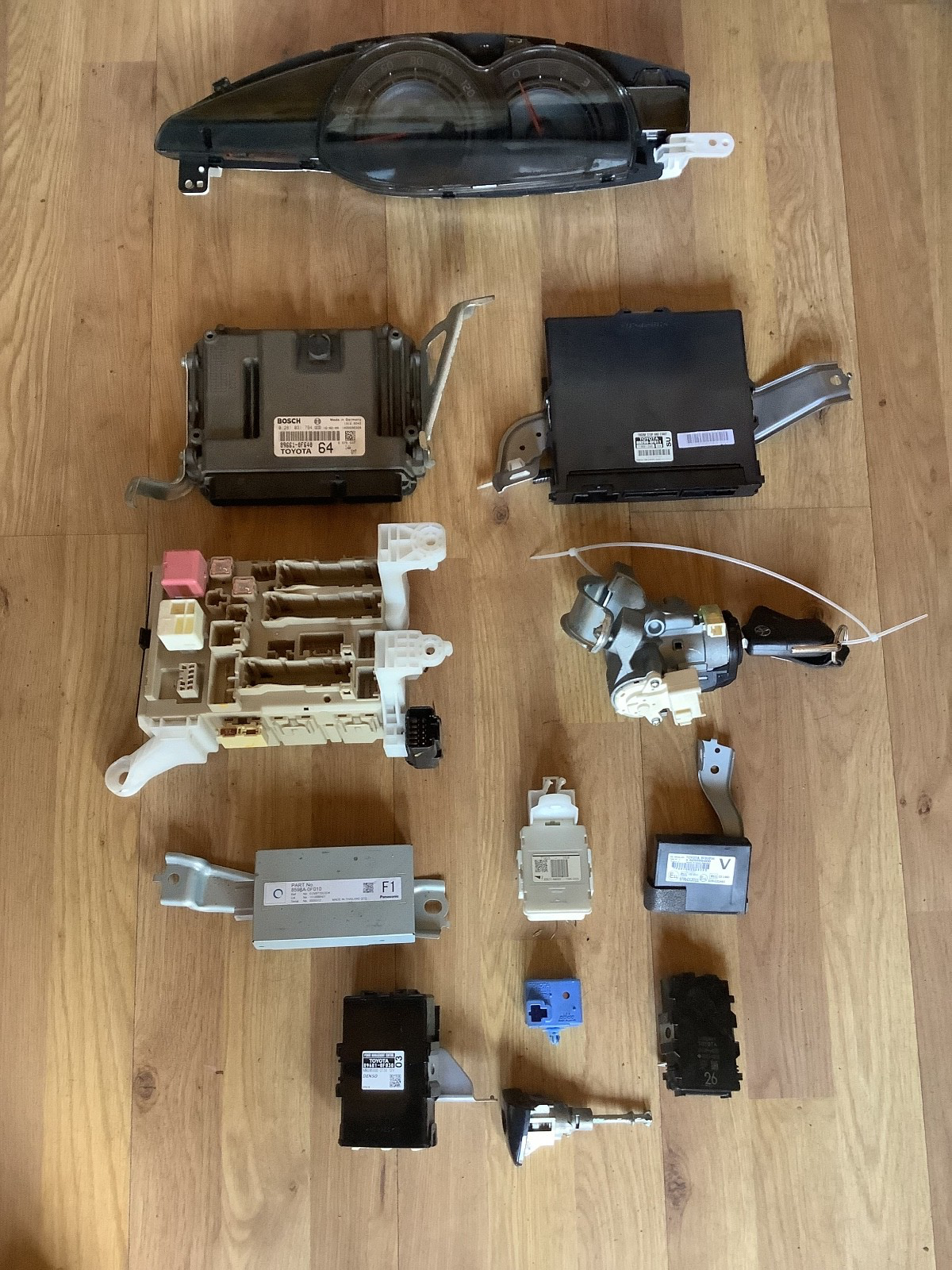 TOYOTA VERSO 1.6 DIESEL ECU KIT 9667199780 CODE 1WW 2013 20180