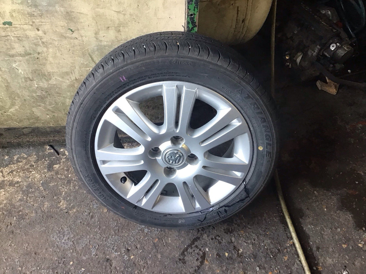VAUXHALL CORSA C ALLOY WHEEL 15'' TYRE 185X55X15 13226744 2006 20142