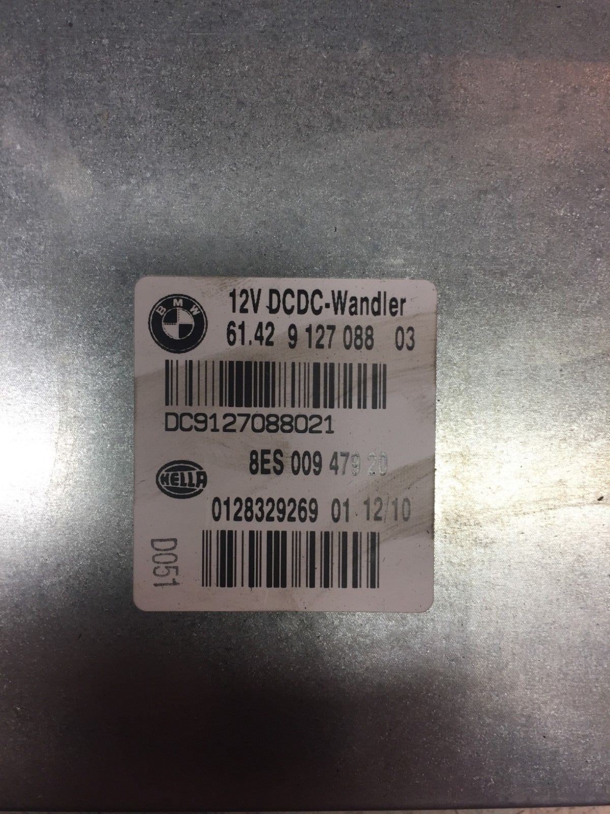 MINI COOPER R56 2010 DCDC WANDLER GEARBOX TORQUE ECU 61.42 9 127 088 031