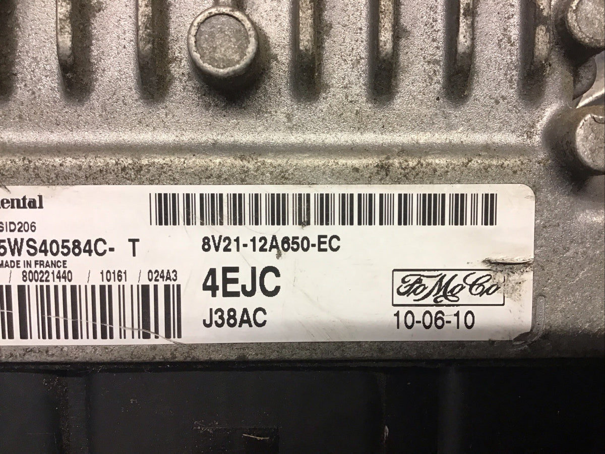 FORD FIESTA MK7 1.4 TDCI EURO4 ENGINE ECU 8V21 12A650 EC 2009 20124