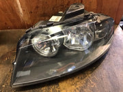 AUDI A3 8P PASSENGER'S SIDE HEADLIGHT 8P0941003L 2005 20082